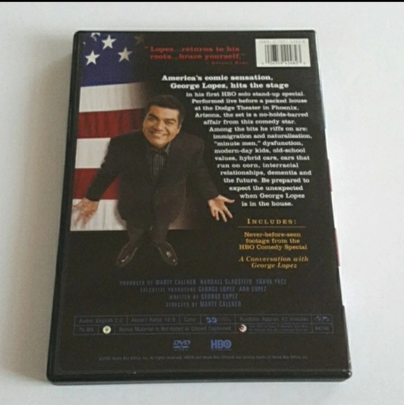 HBO Comedy Special DVDs Bundle George Lopez & George Carlin Double Feature - Picture 3 of 13
